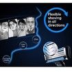 Razor Blades Refills for Mach3,Razor Blades for Gillette,Manual Blades Refills for Gillette,Mens Razor Blade Refills with Dual Lubrication,Stainless Steel Blades for Sensitive Skin (24Pcs)
