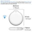 Portable GPS Tracking, Smart Anti Loss Device, GPS Smart Finders Tracker Device for Kids Pets White