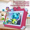 Kids Frog Tablet 7inch Android Learning Tablet for Kids 2GB 32GB Toddler Tablet Students Educational Gift HD Color Pink