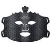 7 Color Red Light Mask, Wireless LED Face Mask Light with Eye Protection Cushion, Lightweight Soft Silicone for Face(Black)
