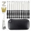 12 PCS Carburetor Adjustment Tool Carb Adjusting Kit with ZT-1 500-13 Metering Lever Tool for 2-Cycle Small Engine Replace for Poulan Husqvarna STIHL Echo Trimmer Weedeater Chainsaw