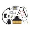 Chainsaw Carburetor Air Filter Ignition Coil Fuel Line Tune Up Kit for Stihl 021 023 025 MS210 MS230 MS250 Replace Walbro WT286