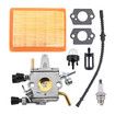 Carburetor For STHIL FS250R FS120 FS120R FS200 FS200R FS202 FS300 FS350 BT120 BT120C BT121 SP200 FR350 FR450 FR480 TS200 String Trimmer Replace 4134 120 0653 4134 120 0603