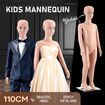 Child Mannequin 110cm Dress Form Display Showcase Clothing Model Manikin Dressmaking Dummy Adjustable
