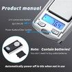 Mini Portable Gram Scale 200g/ 0.01g Mini Digital Pocket Scale Car Key Shape Electronic Scale with Battery for Jewelry, Food (1 Piece)