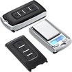 Mini Portable Gram Scale 200g/ 0.01g Mini Digital Pocket Scale Car Key Shape Electronic Scale with Battery for Jewelry, Food (1 Piece)
