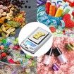 Mini Portable Gram Scale 200g/ 0.01g Mini Digital Pocket Scale Car Key Shape Electronic Scale with Battery for Jewelry, Food (1 Piece)