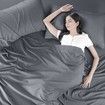 Bedding Sheets Set 4 Piece Bedding Brushed Microfiber Shrinkage and Fade Resistant Easy Care (Full Size Grey)