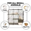 3 Tier Cat Enclosure Cage Large DIY Pet Crate Rabbit Hutch Ferret Kitten Bunny House Fence Kennel Kitty Playpen with Litter Box Platforms Ramps