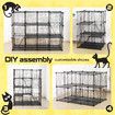 4 Tier Cat Cage Enclosure Crate XL DIY Rabbit Bunny Ferret Hutch House Cattery Kitty Kitten Fence Kennel Playpen Pen Habitat Platforms Ramps