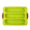 Perforated Silicone Baguette Pan Bake Delicious French Bread Loaves with Ease Oven Safe and Non-Stick Kitchen Accessories Color Green