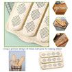 Perforated Silicone Baguette Pan Bake Delicious French Bread Loaves with Ease Oven Safe and Non-Stick Kitchen Accessories Color Green