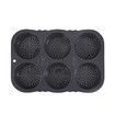Hamburger Bread Mould, Silicone, Round, 10 cm Diameter - for Bread, Burger Bread and Muffins Kitchen Tool
