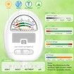 Soil Moisture Meter,4-in-1 Soil pH Tester,Soil Moisture/Light/Nutrients/pH Meter for Gardening,Lawn,Farming,Indoor & Outdoor Plants Use,No Batteries Required