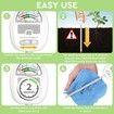 Soil Moisture Meter,4-in-1 Soil pH Tester,Soil Moisture/Light/Nutrients/pH Meter for Gardening,Lawn,Farming,Indoor & Outdoor Plants Use,No Batteries Required