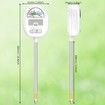 Soil Moisture Meter,4-in-1 Soil pH Tester,Soil Moisture/Light/Nutrients/pH Meter for Gardening,Lawn,Farming,Indoor & Outdoor Plants Use,No Batteries Required