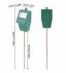 Soil Moisture Meter 2 Pcs Plant Hygrometer Water Sensor Garden Lawn Potted Plants Farm Monitor No Battery