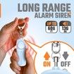 Personal Alarm Keychain for Women, Loud Safety Whistle Alert Device with LED Light,Emergency Safety Handheld Siren Keychain,Blue,1Pack