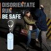 Personal Alarm Keychain for Women, Loud Safety Whistle Alert Device with LED Light,Emergency Safety Handheld Siren Keychain,Blue,1Pack