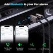 Bluetooth 5.3 to Aux Adapter for Car for Hands-Free Calls, Voice Navigation, Phone Music