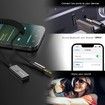 Bluetooth 5.3 to Aux Adapter for Car for Hands-Free Calls, Voice Navigation, Phone Music