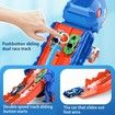 Track Car Toy Transforms into Stomping Dragon with Ultimate Transporter Hauler Race Track Toys for Boys Ages 4-6
