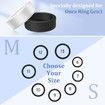 Ring Cover for Oura Ring Protector,Silicone Elastic Case for Oura Ring Gen 3 Working Out (White,Size M For:10/11/13)