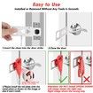 Portable Door Lock Home Security Door Lock Travel Lockdown Locks for Additional Safety and Privacy Perfect for Traveling Hotel Home Apartment College