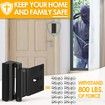 Home Security Door Reinforcement Lock - Child Proof High Security Door Lock Front Door Locks for Kids Safety Withstand 800 lbs Top Door Latch Lock Flip Door Guardian