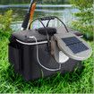 Solar Air Pump with USB Charging Fish Aerator Bubble Oxygenator Aquaponics Fish Tank Koi Pond Aquarium Pool Aeration Sea Fishing Aquaculture Hydroponics Bubbleponics