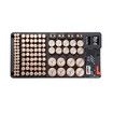 Battery Organizer Storage Case with Removable Battery Tester Holds 110 Batteries for AAA, AA, 9V, C, D and Button Battery 36 x 17 x 4.5 cm