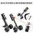 Crazy Weeds Marauder,Detachable Crevice Weeding Tool with Wheels,Weed Puller Tool Stand up Heavy Duty for Garden Yard Lawn Sidewalk Driveway
