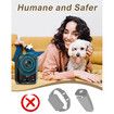 2 Pack Auto Dog Bark Control Devices with 3 Modes Rechargeable Ultrasonic Bark Box for Effective Indoor and Outdoor Use