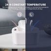 Wipe Warmer and Wet Wipes Dispenser, 5 Modes of Temperature Heating Control Portable Diaper Wipes Warmer for Shower Gifts White