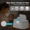 Wet Wipes Dispenser Warmer, USB Powered Wet Wipes Dispenser Warmer, Portable Large Capacity Diaper Warmer (NO RECHARGE BATTERY IN)