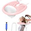Portable Inflatable Shampoo Basin for Bedside and in Bed for Elderly, Disabled, Pregnant, Injured, Bedridden, Handicapped
