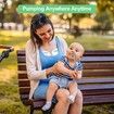 Wearable Breast Pump, Hands Free Breast Pump, Wireless Wearable Breast Pump, Leak Proof with 2 Modes, 9 Levels,1 Pack