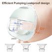 Wearable Breast Pump, Hands Free Breast Pump, Wireless Wearable Breast Pump, Leak Proof with 2 Modes, 9 Levels,1 Pack