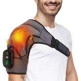 Cordless Shoulder Heating Pad, Heated Shoulder Wrap Massager with Vibration  for Rotator Cuff, Frozen Shoulder Relax