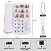 It can Edit 9 one Touch Memory Speed Dialing and Images,Elderly Image Phone,Phone for Patients with Alzheimer's Disease and Enlarged Phone for Patients with Hearing Impairment