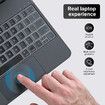 Magnetic Keyboard iPad 11inch Slim Cover Multi Touch Trackpad 3 Brightness Levels Wireless Bluetooth Smart Case Black Protective