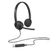 USB Headset H340 Stereo USB Headset for Windows and Mac in Black