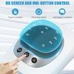 Knee Massager, Cordless Knee Massager with Multi-Function Screen, Physical Heating and Vibration Function, Gift for A Comforting Massage