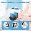 Knee Massager, Cordless Knee Massager with Multi-Function Screen, Physical Heating and Vibration Function, Gift for A Comforting Massage