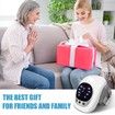 Knee Massager, Cordless Knee Massager with Multi-Function Screen, Physical Heating and Vibration Function, Gift for A Comforting Massage