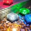5pack Solar Brick Lights Ice Cube Light Outdoor Waterproof Paver Landscape for Garden, Pathway, Driveway, Walkway Decor