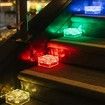 5pack Solar Brick Lights Ice Cube Light Outdoor Waterproof Paver Landscape for Garden, Pathway, Driveway, Walkway Decor