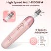 8 in 1 Electric Nail File Set, Cordless Pedicure Tools for feet, 5 Speeds Manicure Set, Toe Nail Grinder Kit for Thick Nails-Pink
