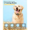 Dog Shock Collar Rechargeable Waterproof Training Collar with Remote for 8 to 120lbs Dogs