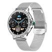 Smart Watch For Lady Women Bluetooth Call 100+Sports Mode Fitness Women DIY Dials With Body/Sleep Monitor For IOS Android Color Silver